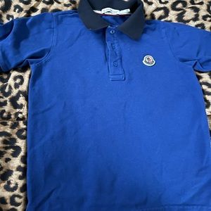 Blue Moncler shirt size 8